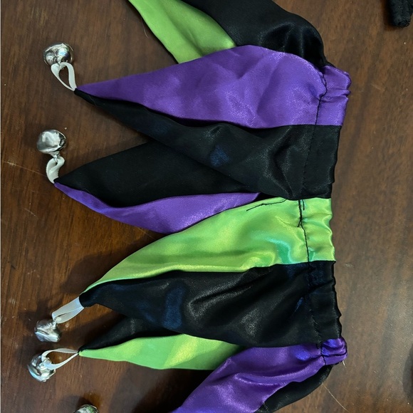 Small dog bundle! NFL Saints bandanna, Mardi Gras/jester collar and harness! - Picture 3 of 7